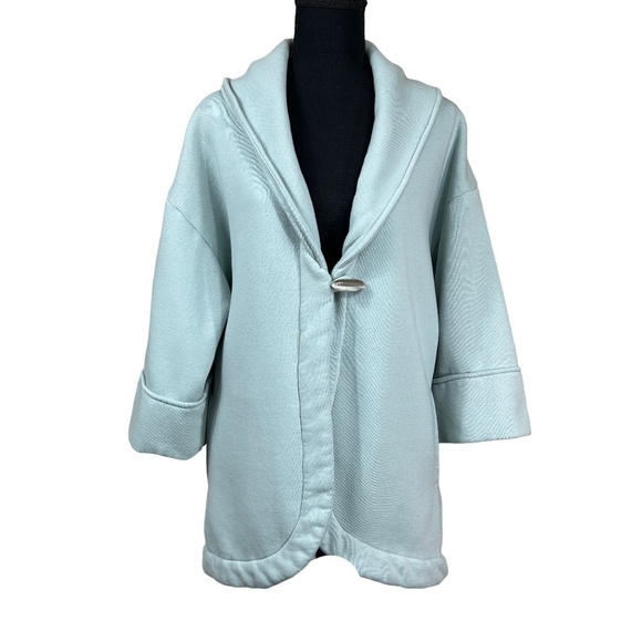 Merona Jackets & Blazers - Merona Vintage Pale Blue Car Coat Size L